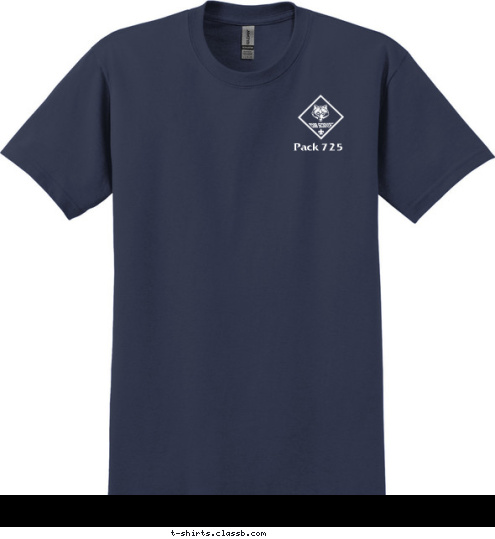 Knightsville,SC Pack 725 T-shirt Design 