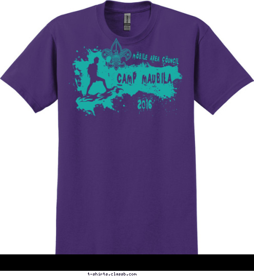 2016 2016 MOBILE AREA COUNCIL CAMP MAUBILA T-shirt Design 