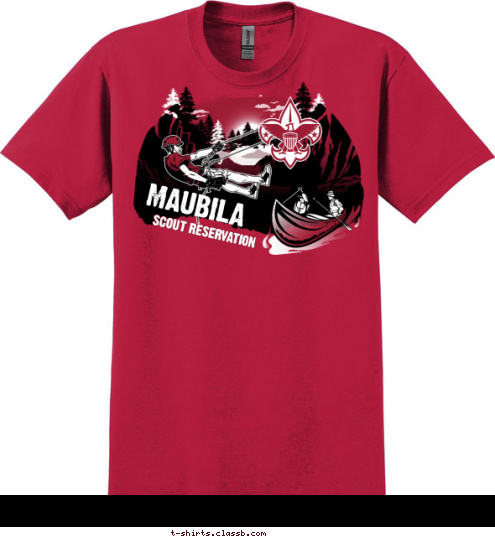 BSA SCOUT RESERVATION MAUBILA T-shirt Design 