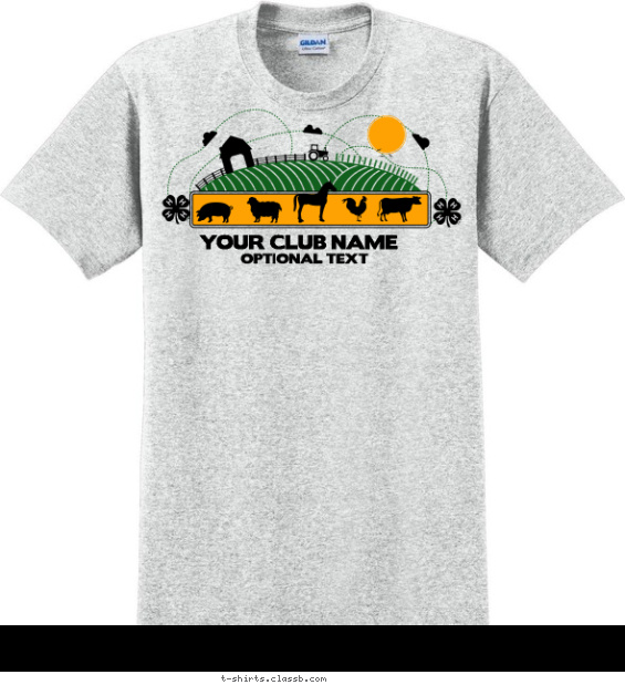 4-H Agricultural Shirt T-shirt Design