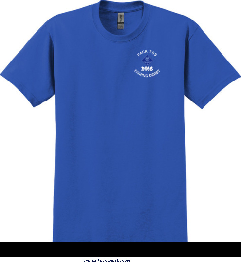 2016 FISHING DERBY 2016 FISHING DERBY  Pack 789 PACK 789 Dunkirk, MD CUB SCOUT T-shirt Design 