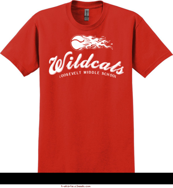 Baseball on Fire T-shirt Design
