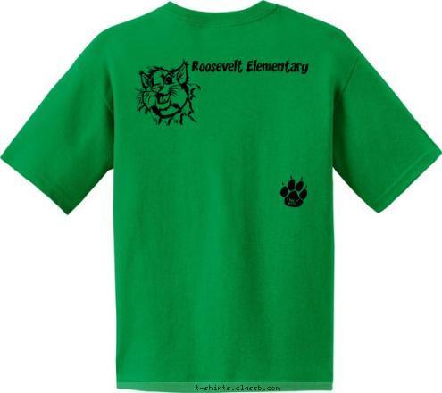 2011 Class of Roosevelt Elementary T-shirt Design 