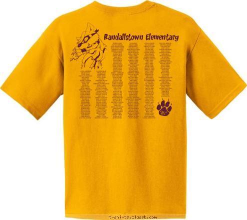 2016 Class of Randallstown Elementary T-shirt Design 