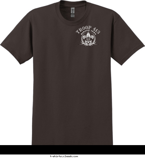 TROOP 413 413 Ankeny, Iowa TROOP T-shirt Design 