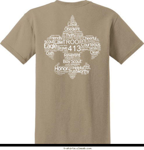 TROOP 413 413 Ankeny, Iowa TROOP T-shirt Design 