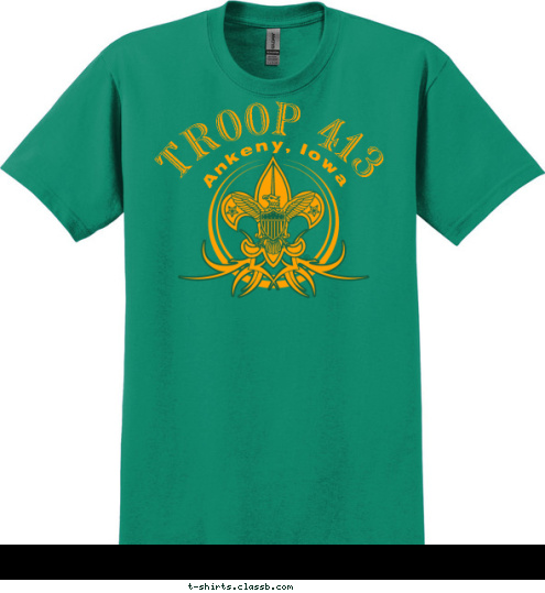 TROOP 413 Ankeny, Iowa T-shirt Design 