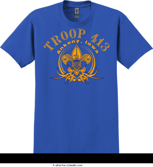 TROOP 413 Ankeny, Iowa T-shirt Design 