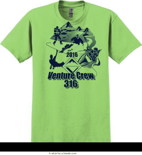 2016 Venture Crew 
316 T-shirt Design 