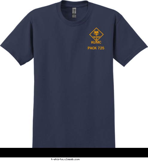 SUMMERVILLE, SC PACK 725 SUMMERVILLE, SC KUMC 725
 Pack Cub Scouts T-shirt Design 