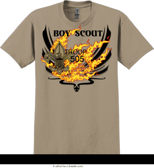 Sterling VA 786 505 Troop
786 TROOP TROOP Boy Scout T-shirt Design 