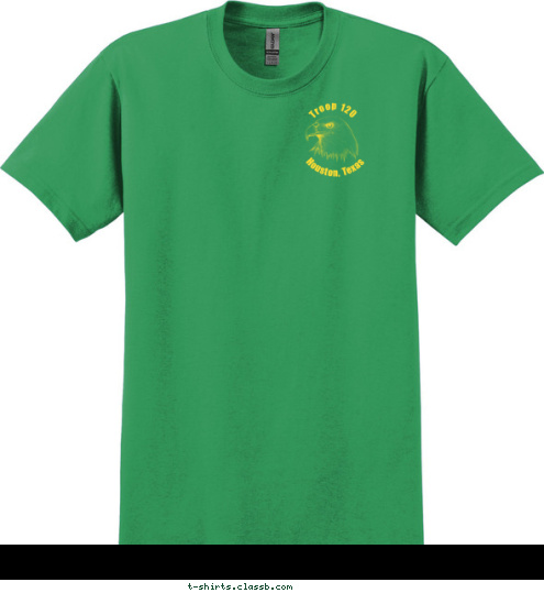 2016 Maine High Adventure Houston, Texas Troop 120 T-shirt Design 