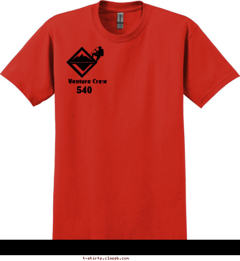 540 Adventure is out there
 Venture Crew T-shirt Design 