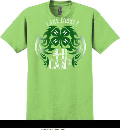 4-H
CAMP LAKE COUNTY T-shirt Design 