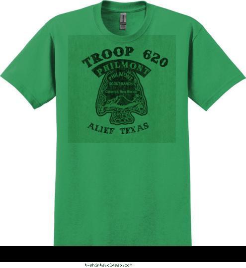 TROOP 620 Alief Texas PHILMONT T-shirt Design 