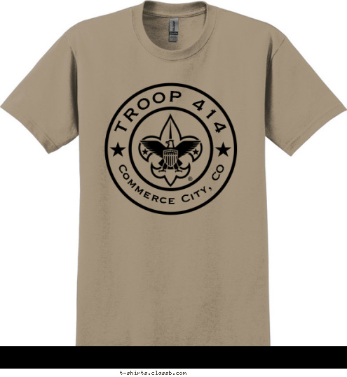 TROOP 414 Commerce City, CO T-shirt Design 