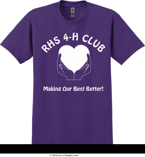 Making Our Best Better! 2016-2017 RHS 4-H CLUB Rosepine, LA ROSEPINE T-shirt Design 