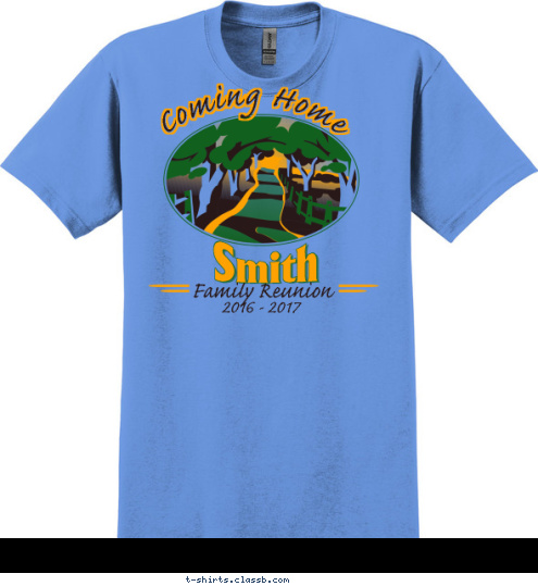 Smith Coming Home Family Reunion 2016 - 2017 T-shirt Design 
