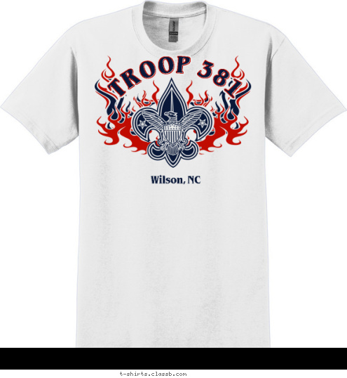 TROOP 381 Wilson, NC T-shirt Design 