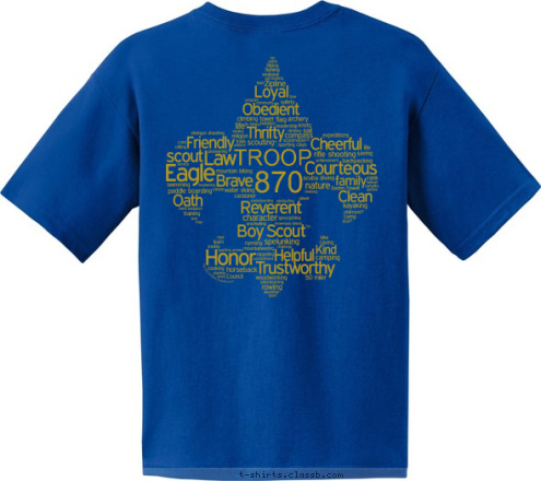 Troop 870
Pasadena, MD TROOP 870 T-shirt Design 