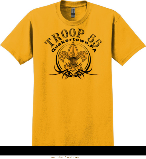 TROOP 55 Quakertown,PA T-shirt Design 