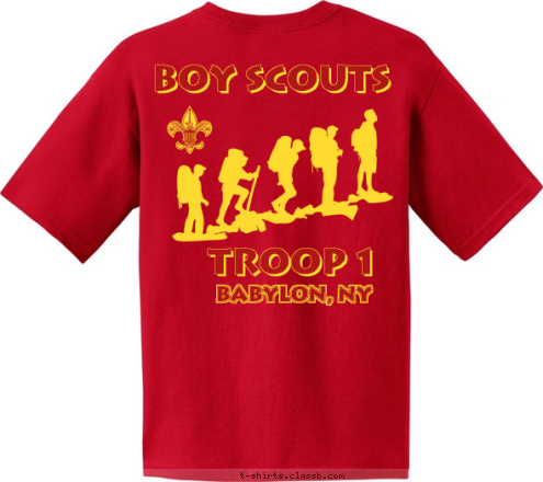 New Text New Text TROOP 123 BOY SCOUT BOY SCOUT TROOP 123 TROOP 1 USA ANYTOWN, USA TROOP 1 BABYLON, NY BOY SCOUTS TROOP 1 N.Y. BABYLON, BABYLON, NY  TROOP 1 Babylon, NY Troop 1
 New Text T-shirt Design 