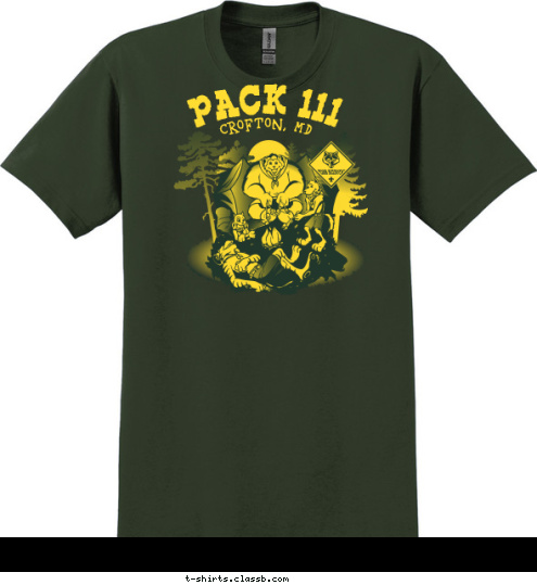 PACK 111 Crofton, MD T-shirt Design 