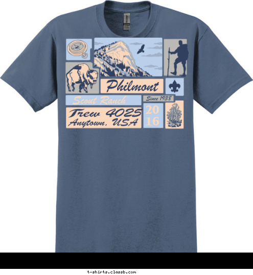 Anytown, USA rew 4025 Since 1938 20
16 Scout Ranch Philmont T-shirt Design 