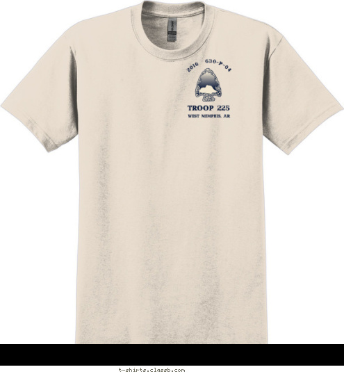 Philmont 2009 THREE FIRES County Council Contingent 630-D JULY 23, 2015 THREE FIRES COUNCIL  NAPERVILLE, IL PHILMONT 16 2016  630-P-04 20 TROOP 225 West Memphis, AR West Memphis, AR TROOP 225 T-shirt Design 