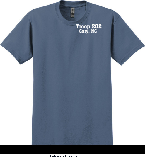  2016 Cary, NC CAMP DURANT  Troop 202
 Boy Scouts T-shirt Design 