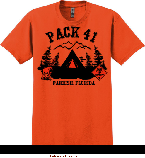 PARRISH, FLORIDA PACK 41 T-shirt Design 