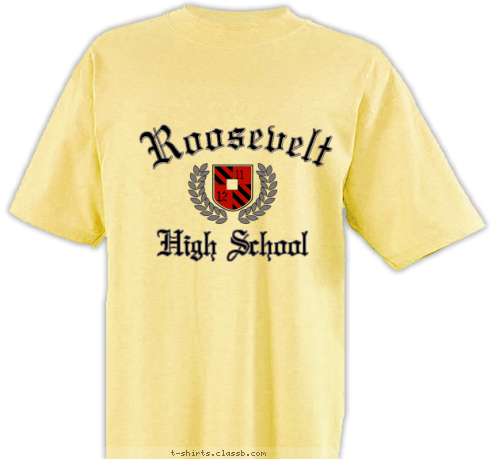 11 12 Roosevelt High School T-shirt Design SP995