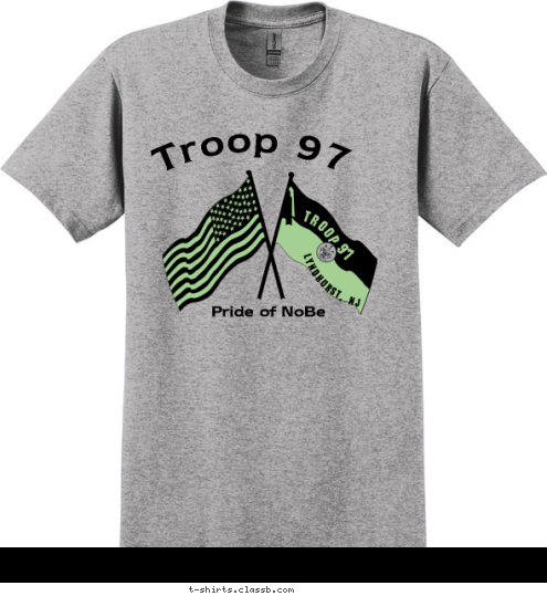 Troop 97 Pride of NoBe TROOP 97  LYNDHURST, NJ  T-shirt Design 