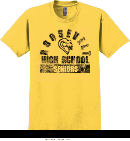 SENIORS HIGH SCHOOL ROOSEVELT T-shirt Design SP996