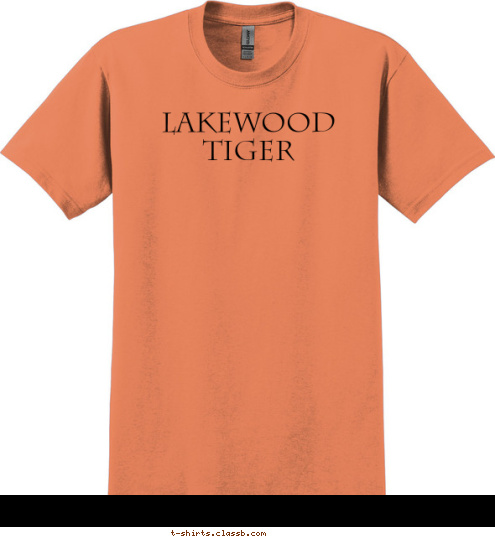 LAKEWOOD TIGER T-shirt Design 