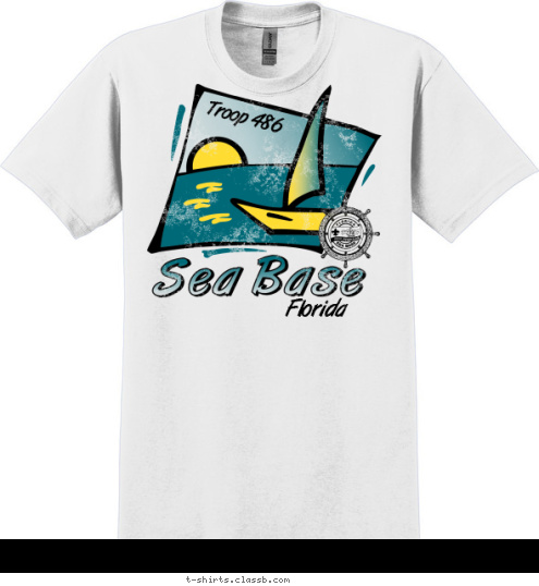 Florida Troop 486 T-shirt Design 