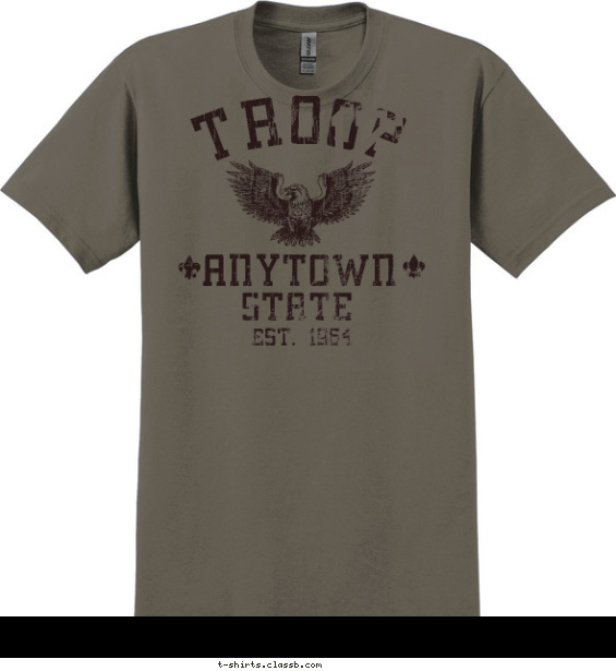 Troop Eagle T-shirt Design