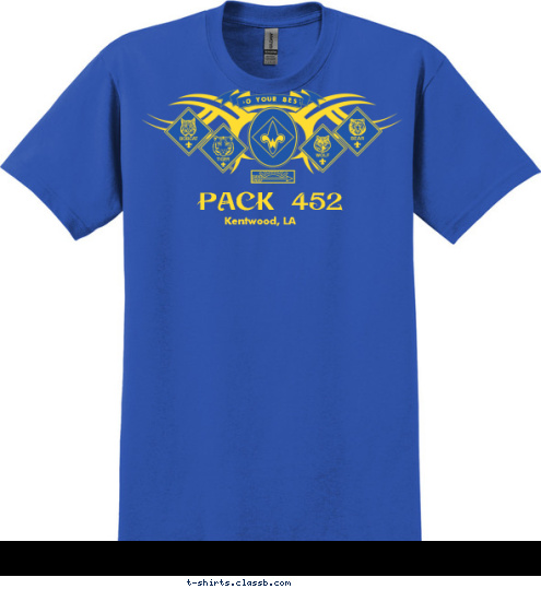 PACK 452 Kentwood, LA DO YOUR BEST T-shirt Design 