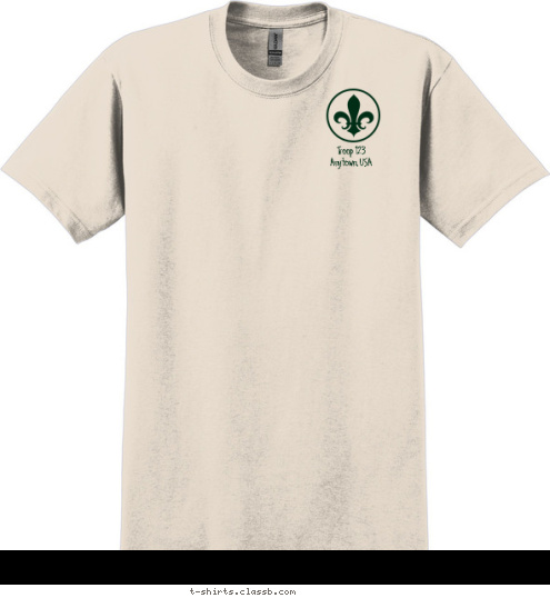 Troop 123
Anytown, USA T-shirt Design 