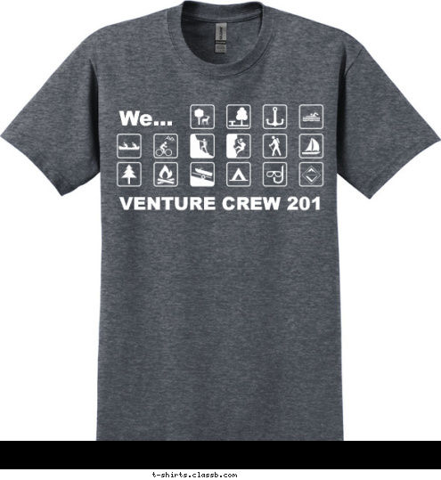 We... VENTURE CREW 201 T-shirt Design 