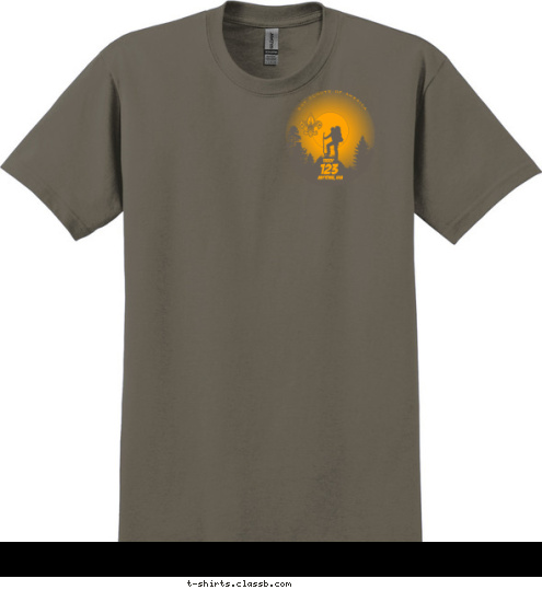 BOY SCOUTS OF AMERICA Anytown, USA 123 TROOP T-shirt Design 