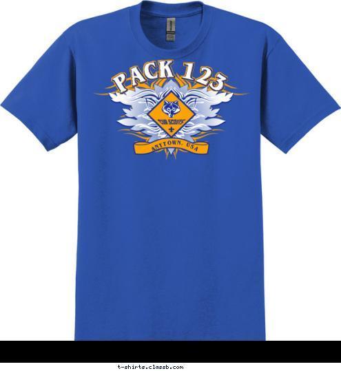 ANYTOWN, USA PACK 123 T-shirt Design 