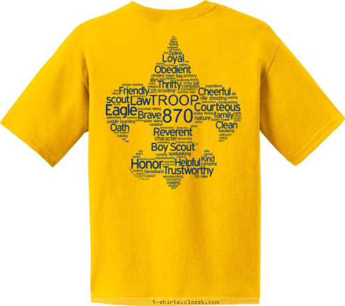 Troop 870
Pasadena, MD
 870 TROOP T-shirt Design Troop 870 Pick #2