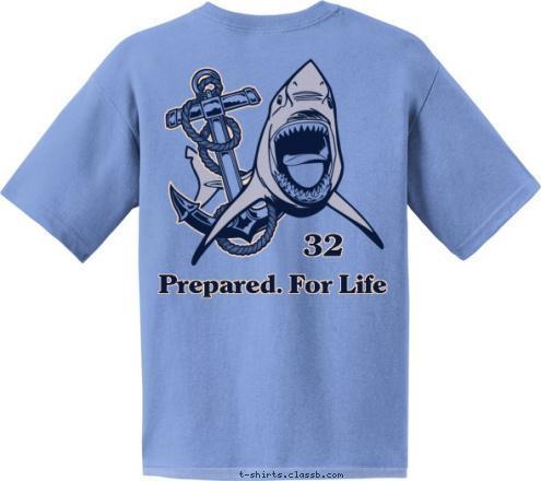 32  Nautical Troop  Fort 
Lauderdale 32 Prepared. For Life T-shirt Design 