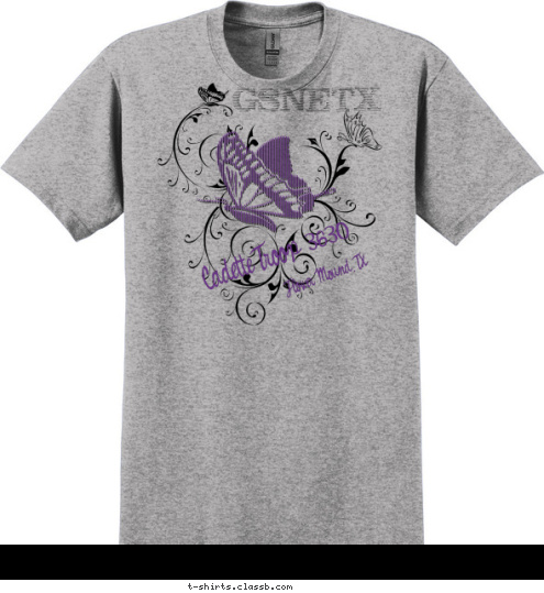 New Text New Text Cadette Troop 3630 Flower Mound, TX GSNETX T-shirt Design 