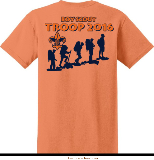 TROOP 2016 CAMP HORSESHOE
2016 TROOP 2016 BOY SCOUT T-shirt Design 