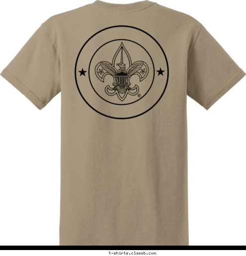 TROOP 123 ANYTOWN, USA T-shirt Design 