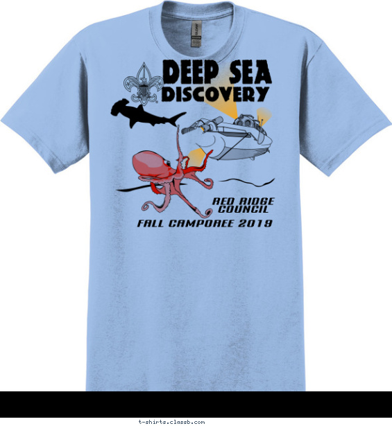 Deep Sea Discovery T-shirt Design