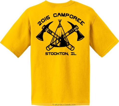 STOCKTON, IL 2016 CAMPOREE 26 31 T-shirt Design 