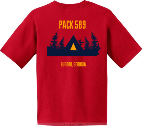 WE DO IT ALL PACK 589 PACK 589 BUFORD, GEORGIA T-shirt Design 